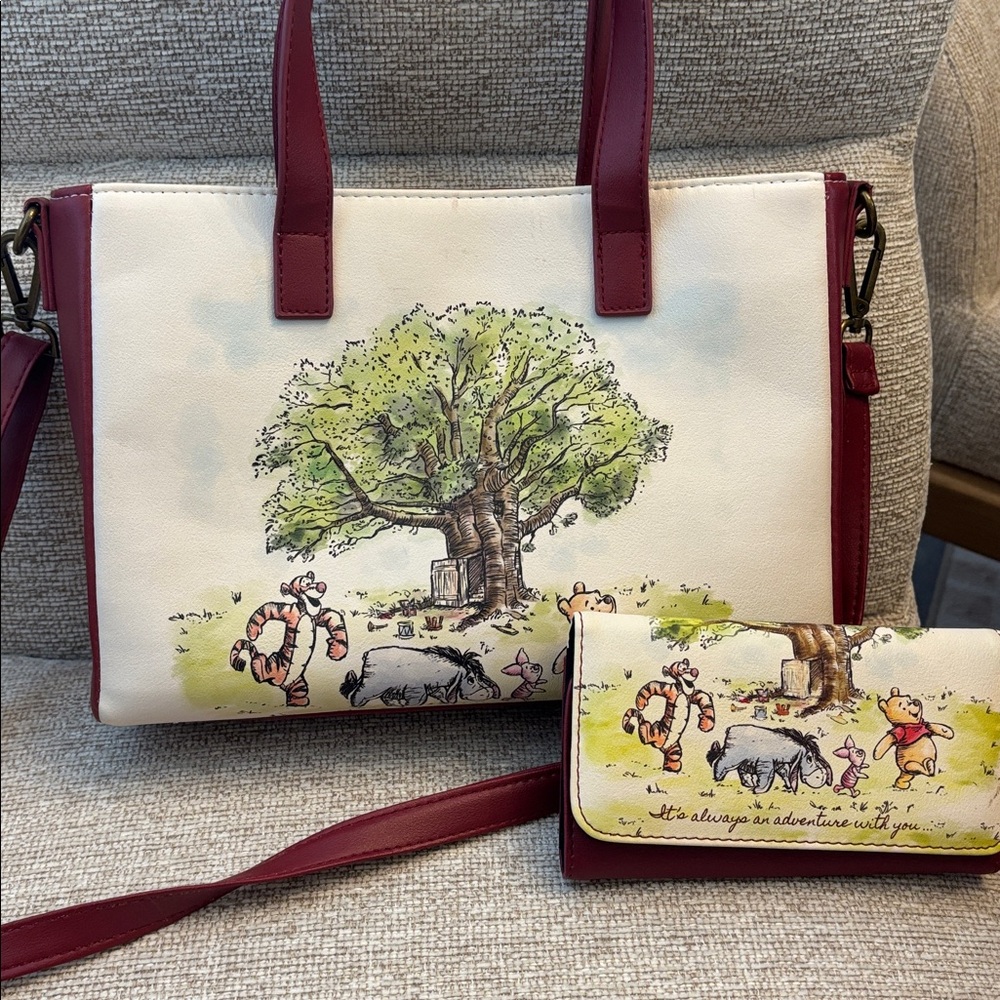 Winnie the Pooh Loungefly crossbody bag WITH WALLET
